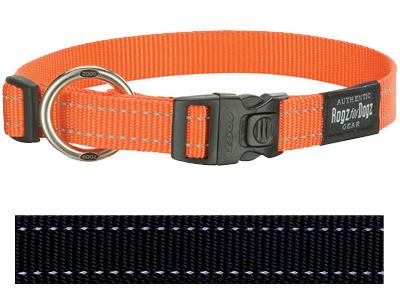 Rogz For Dogs Rogz Für Hunde Keilriemenhalsband Schwarz 20 MMX34-56 CM