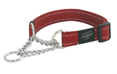 Rogz For Dogs Holzfäller-Halbschlupfkragen Rot 25 MMX43-73 CM