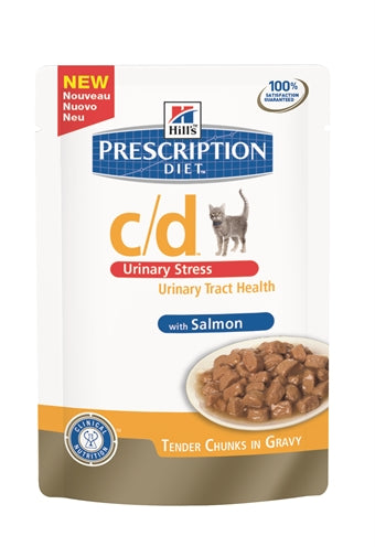 Hill's Prescription Diet Hill's Feline C/D Harnstress Lachs 12X85 GR