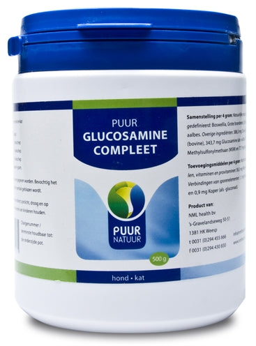 Puur Natuur Naturreines Glucosamin Extra (Komplett) Für Hund Und Katze