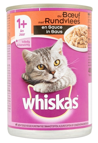 Whiskas Dose Erwachsenes Rindfleisch In Sosse 12X400 GR