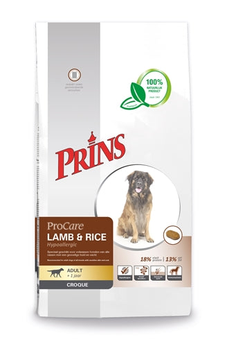 Prins Procare Croque Hypo Allergic Lamb/Rice 10 KG