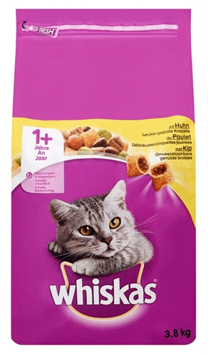 Whiskas Trockenes Ausgewachsenes Huhn 3,8 KG