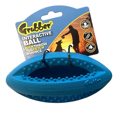 Happy Pet Grubber Interaktiver Rugby-Ball Mini Sortiert 19X9X9 CM