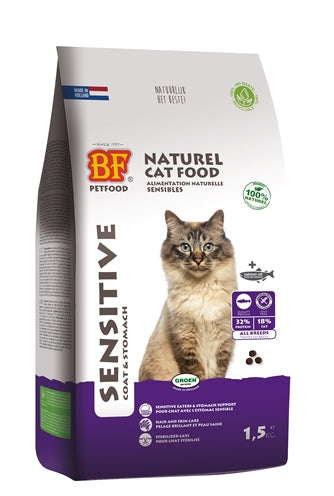 Biofood Biofutter Katze Empfindliches Fell &amp; Magen 1,5 KG