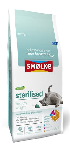 Smolke Katze Sterilisierte Gewichtskontrolle 2 KG