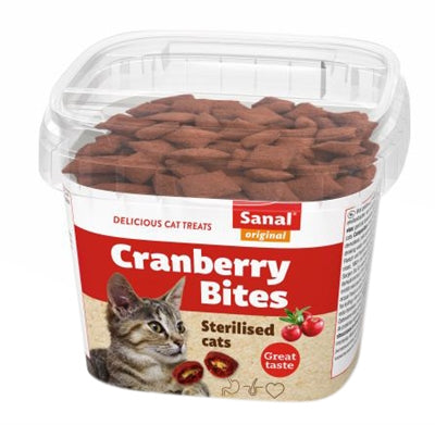 Sanal Katze Cranberry &amp; Chickenbites Becher 75 GR