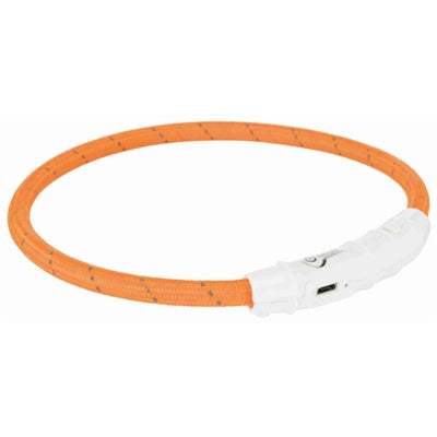 Trixie Halsband Hund Blitzlicht Halsband Usb Tpu / Nylon Orange