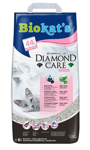 Biokat's Katzenstreu Diamant Pflege Frisch 8 LTR