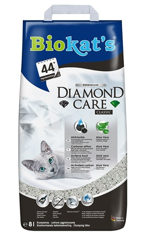 Biokat's Bio-Katzenstreu Diamantpflege Klassisch 8 LTR