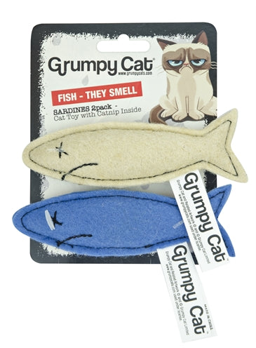 Grumpy Cat Mürrische Katzensardinen Mit Katzenminze 2 STUKS 7 CM