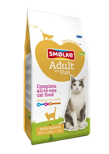 Smolke Räucherkatze Ausgewachsener Fisch / Reis 4 KG