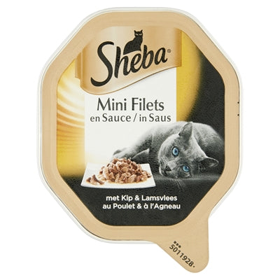 Sheba Alu Mini-Filets Huhn / Lamm In Sosse 22X85 GR