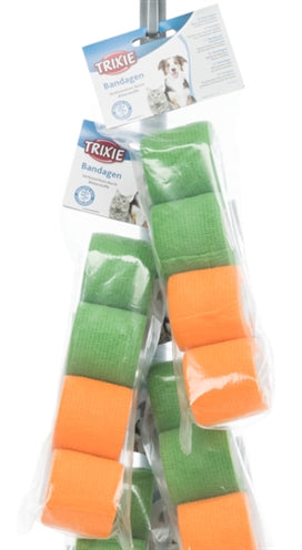 Trixie-Klebebandage Sortiert 5 CM 4,5 MTR 4 STK.