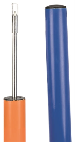 Trixie Hund Aktivität Agility Slalom Stöcke Blau / Orange 115X3 CM 12 ST