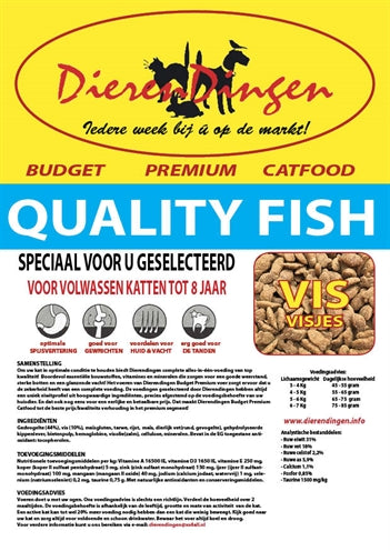 Markenlos Preiswertes Premium-Katzenfutter Qualitätsfisch 15 KG