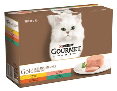 Gourmet-Gold 12Er-Pack Feines Mousse 12X85 GR