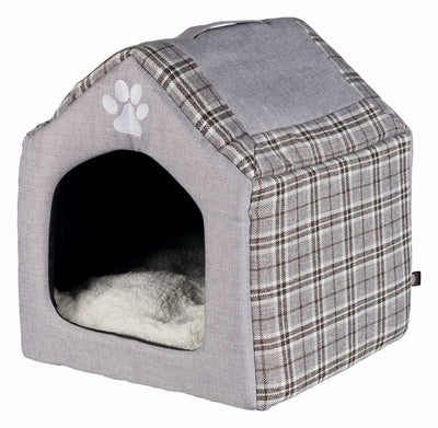 Trixie Relax Iglu-Hundehütte Silas Grau/Creme 40X45X40 CM