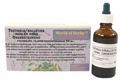 World Of Herbs Welt Der Kräuter Phytotherapie Hoden/Kugeln Absteigender Hund 50 ML