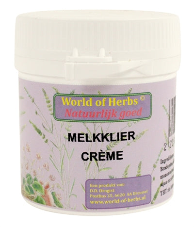 World Of Herbs Welt Der Kräuter Phytotherapie Milchdrüsencreme 50 GR