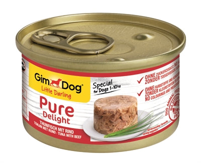 Gimdog Little Darling Pure Delight Thunfisch / Rind 12X85 GR