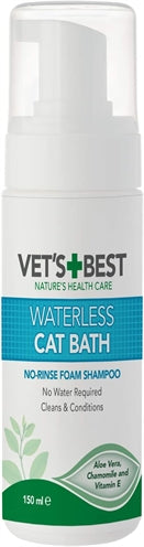 Vets Best Fettig Am Besten Wasserloses Katzenbad 150 ML