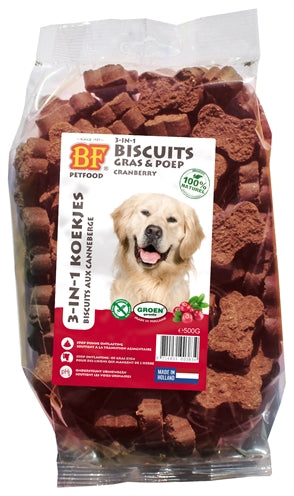 Biofood3 In 1 Hundekekse Mit Preiselbeeren 500 GR