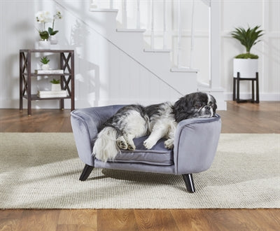 Enchanted Pet Verzauberter Hundekorb / Sofa Romy Zinngrau 67,5X40,5X30,5 CM