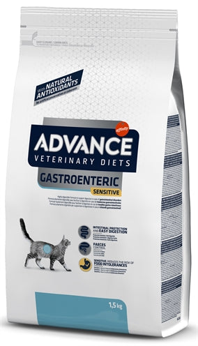 Advance Veterinary Diet Katze Gastroenterisch Verdauungsfördernd Empfindlich 1,5 KG