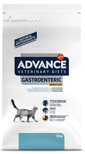 Advance Veterinary Diet Katze Gastroenterisch Verdauungsfördernd Empfindlich 1,5 KG