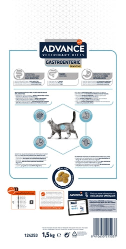 Advance Veterinary Diet Katze Gastroenterisch Verdauungsfördernd Empfindlich 1,5 KG