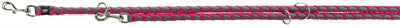 Trixie Hundeleine Cavo Verstellbar Fuchsia / Grau