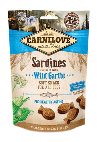 Carnilove Weiche Snack-Sardinen / Bärlauch 200 GR