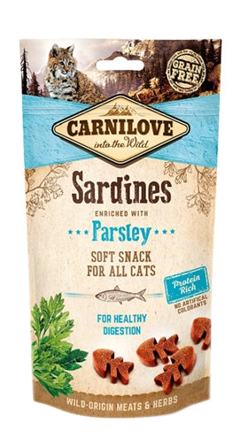 Carnilove Weicher Snack Sardinen / Petersilie 50 GR