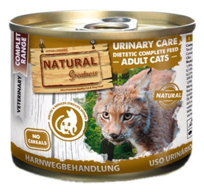 Natural Greatness Natürliche Grösse Katze Harnpflege Diätdiät Junior / Erwachsener 200 GR