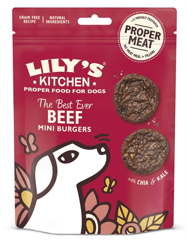 Lily's Kitchen Lilys Küchenhund Die Besten Rindfleisch-Miniburger Aller Zeiten 70 GR