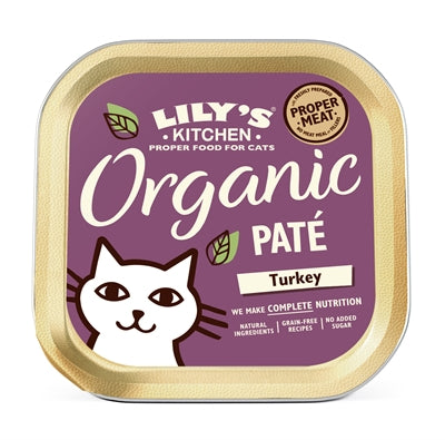 Lily's Kitchen Katze Bio-Putenpastete 19X85 GR