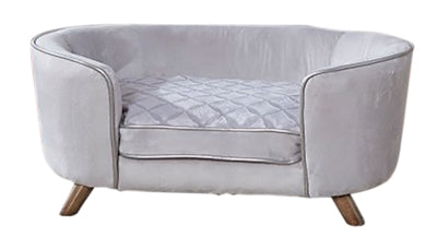 Enchanted Pet Verzauberter Hundekorb / Sofa Quicksilver Silber 84X57X35,5 CM