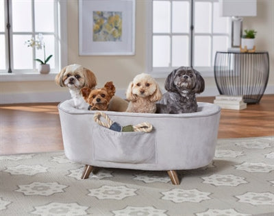 Enchanted Pet Verzauberter Hundekorb / Sofa Quicksilver Silber 84X57X35,5 CM