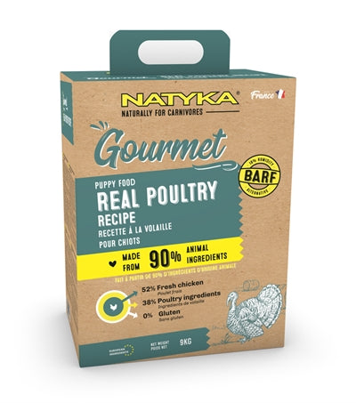 Natyka Gourmet Welpen Geflügel 9 KG