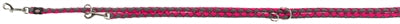 Trixie Hundeleine Cavo Verstellbar Fuchsia / Grau