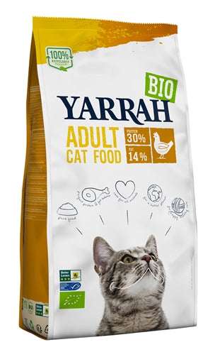 Yarrah Yarra-Katze Bio-Hühnerstücke 2,4 KG