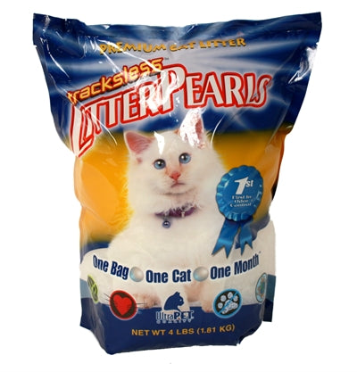 Litter Pearls Kristallklares, Spurloses Katzenstreu Litter Pearls  4 LBS 1.8 KG