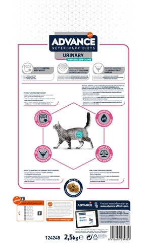 Advance Veterinary Diet Katzenurin Sterilisiert Weniger Kalorien