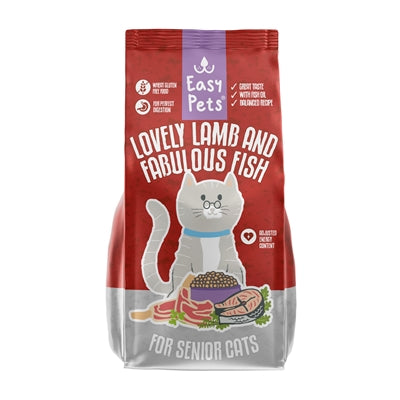 Easypets Lamm &amp; Fisch Seniorenfuttereasypets Lovely Lamb &amp; Fabulous Cat 1,5 KG