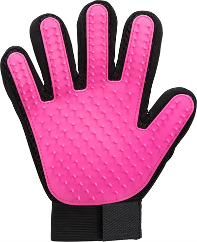 Trixie Pflegehandschuh Mesh Material / Tpr Rosa / Schwarz 16X24 CM