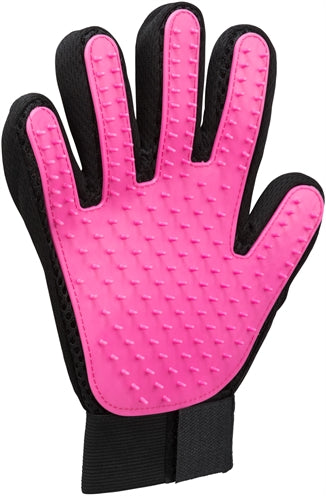 Trixie Pflegehandschuh Mesh Material / Tpr Rosa / Schwarz 16X24 CM