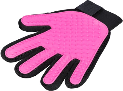 Trixie Pflegehandschuh Mesh Material / Tpr Rosa / Schwarz 16X24 CM