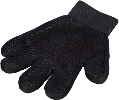 Trixie Pflegehandschuh Mesh Material / Tpr Rosa / Schwarz 16X24 CM