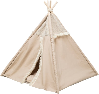 Trixie Katze Korb Tipi Boho Beige 55X55X65 CM